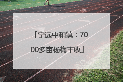 宁远中和镇：7000多亩杨梅丰收